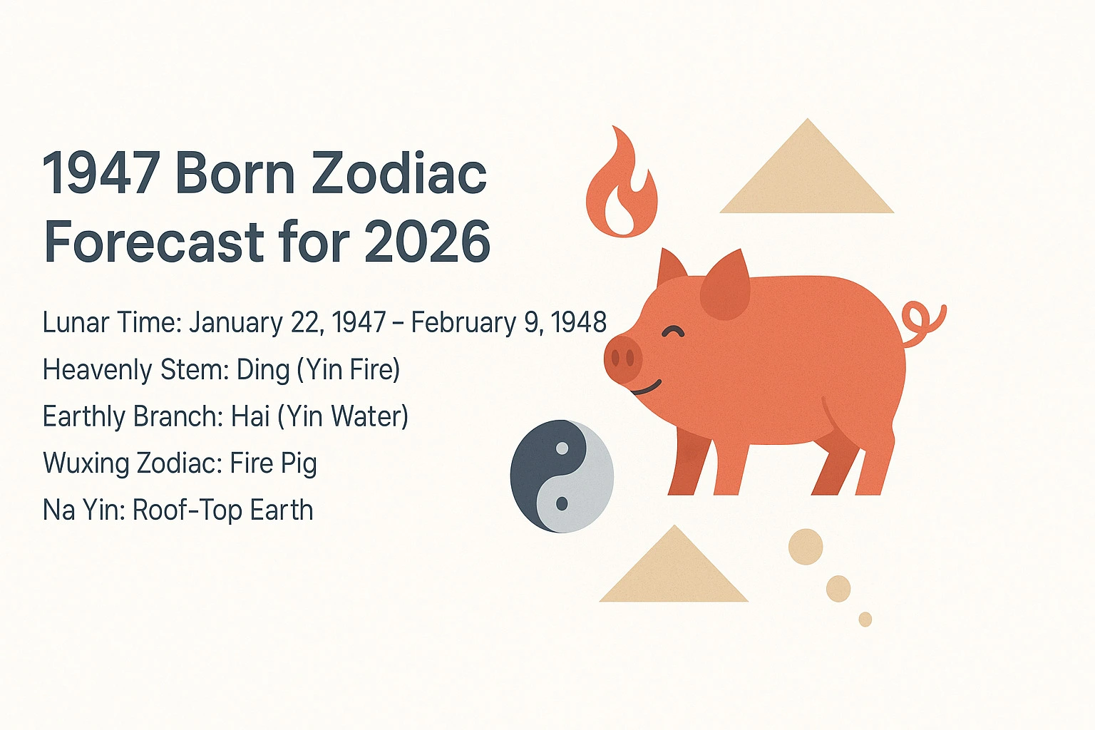 1947 Zodiac Fire Pig & Forecast for 2026 - 1947 Zodiac Fire Pig & Forecast for 2026 - The China Journey - Zodiac, Fate and Fortune - The China Journey 1947 Zodiac Fire Pig & Forecast for 2026 - 1947 Zodiac Fire Pig & Forecast for 2026 - The China Journey - Zodiac, Fate and Fortune - The China Journey