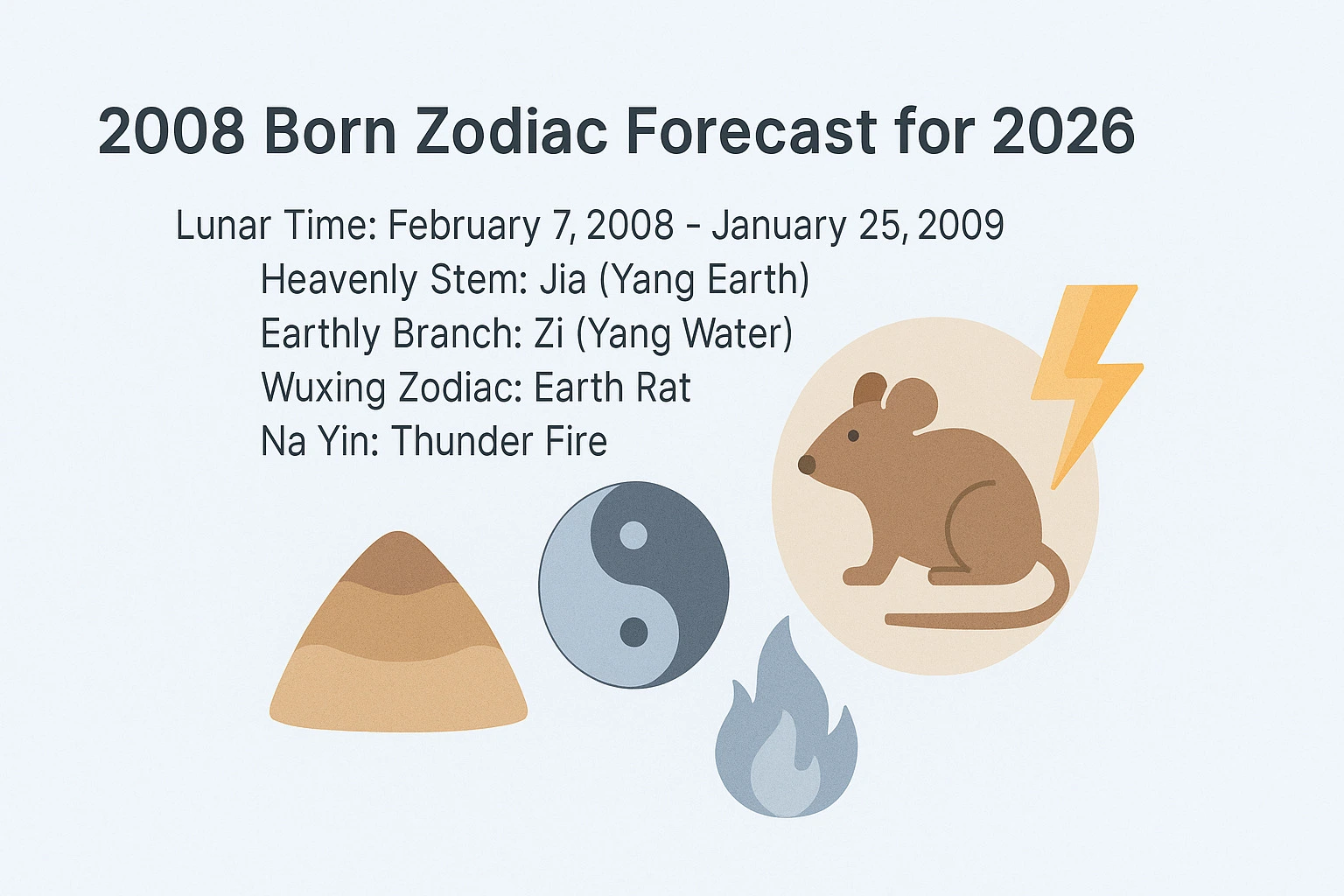 2008 Zodiac Earth Rat & Forecast for 2026 - 2008 Zodiac Earth Rat & Forecast for 2026 - The China Journey - Zodiac, Fate and Fortune - The China Journey 2008 Zodiac Earth Rat & Forecast for 2026 - 2008 Zodiac Earth Rat & Forecast for 2026 - The China Journey - Zodiac, Fate and Fortune - The China Journey