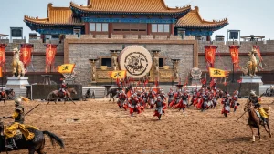 Kampfkunstvorführung: Eine Live-Aufführung mit Shaolin-Kriegern, die Kampfkunst in einer Freiluftarena demonstrieren. – China-Reiseführer, Stadtführungen & Kulturtipps – Die China-Reise – Die China-Reise – China-Reiseführer, Stadtführungen & Kulturtipps – Die China-Reise – Die China-Reise Kampfkunstvorführung: Eine Live-Aufführung mit Shaolin-Kriegern, die Kampfkunst in einer Freiluftarena demonstrieren. – China-Reiseführer, Stadtführungen & Kulturtipps – Die China-Reise – Die China-Reise – China-Reiseführer, Stadtführungen & Kulturtipps – Die China-Reise – Die China-Reise