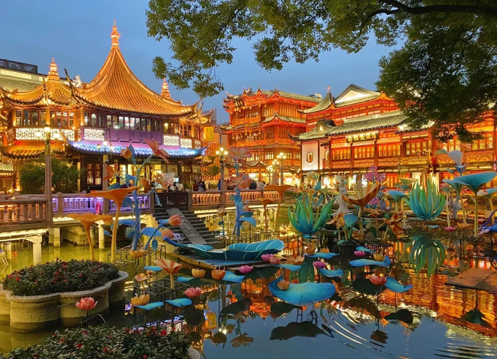 Yuyuan Garden lit up with traditional Chinese architecture at dusk - Do You Need a Passport for Yu Garden? 2026 - The China Journey - What is Baijiu? The China's Traditional Spirit 2026 - The China Journey Yuyuan Garden lit up with traditional Chinese architecture at dusk - Do You Need a Passport for Yu Garden? 2026 - The China Journey - What is Baijiu? The China's Traditional Spirit 2026 - The China Journey