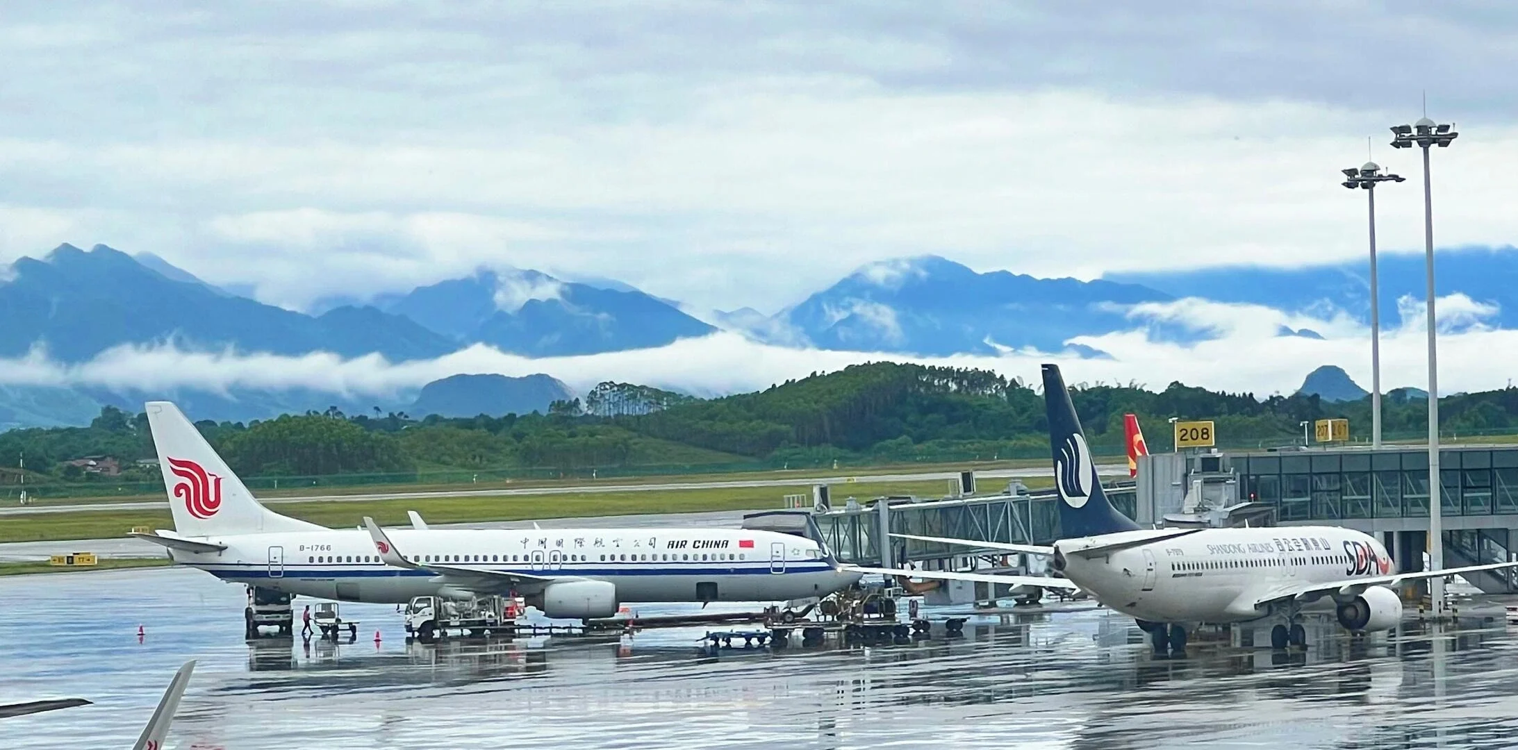 Guilin Liangjiang International Airport with misty mountain backdrop - Where to Stay in Guilin: Best Areas & Hotels 2026 - The China Journey Guilin Liangjiang International Airport with misty mountain backdrop - Where to Stay in Guilin: Best Areas & Hotels 2026 - The China Journey
