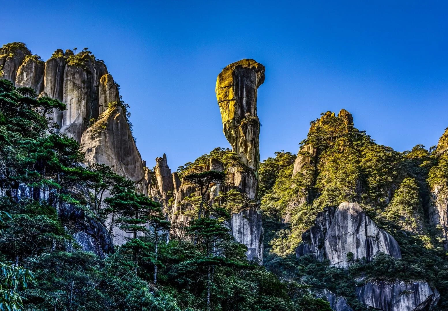 Sanqingshan Granite Peaks Scenery Dramatic rock pillars and lush forest landscape in renowned Taoist mountain Jiangxi - Jiangxi Travel Guide: Routes, Tips & Itineraries 2026 - The China Journey Sanqingshan Granite Peaks Scenery Dramatic rock pillars and lush forest landscape in renowned Taoist mountain Jiangxi - Jiangxi Travel Guide: Routes, Tips & Itineraries 2026 - The China Journey