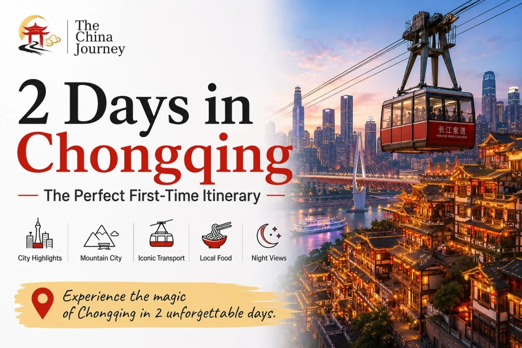 2 Days in Chongqing first time itinerary city skyline Yangtze River cableway Hongya Cave night views local food and key travel highlights - 2 Days in Chongqing: The Perfect First-Time Itinerary 2026 - The China Journey - Yu Garden Shanghai: Is It Worth Visiting? 2026 - The China Journey 2 Days in Chongqing first time itinerary city skyline Yangtze River cableway Hongya Cave night views local food and key travel highlights - 2 Days in Chongqing: The Perfect First-Time Itinerary 2026 - The China Journey - Yu Garden Shanghai: Is It Worth Visiting? 2026 - The China Journey