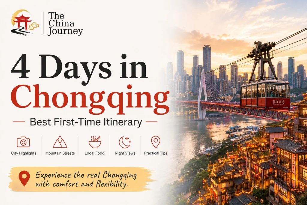 4 Days in Chongqing itinerary city skyline cableway night views mountain streets and travel planning highlights