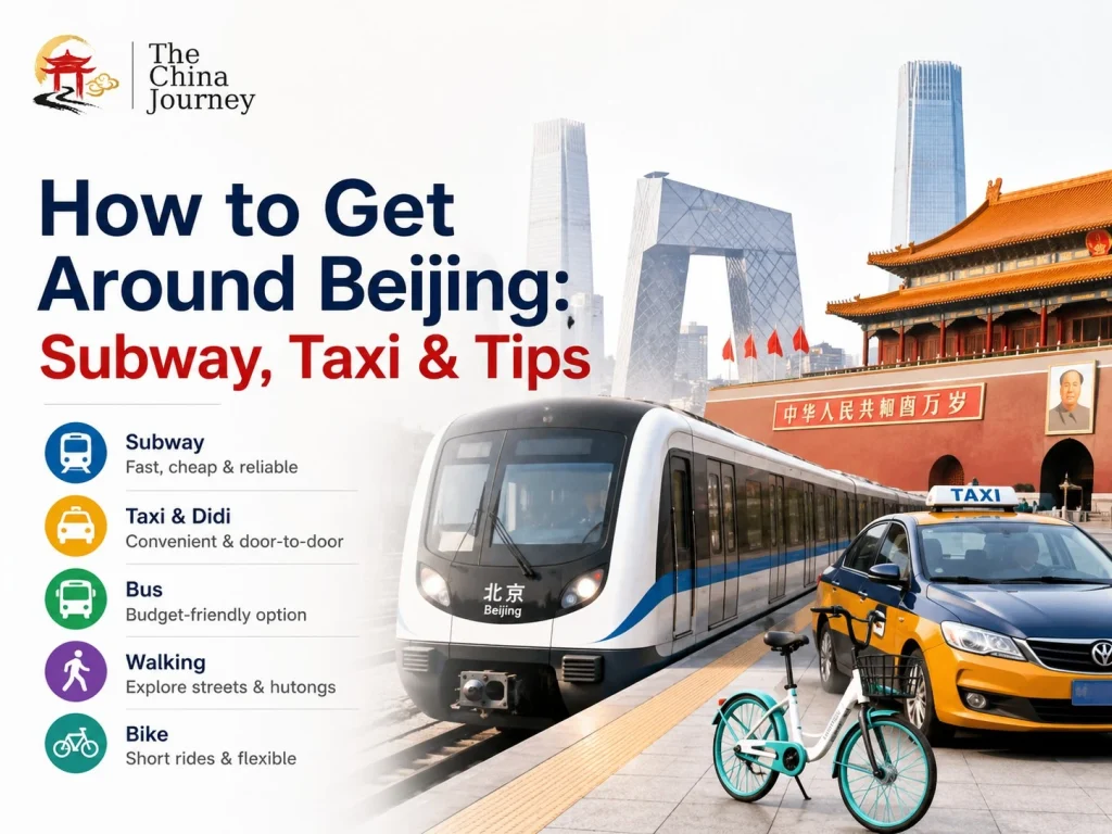 How to get around Beijing by subway taxi Didi bus walking and bike