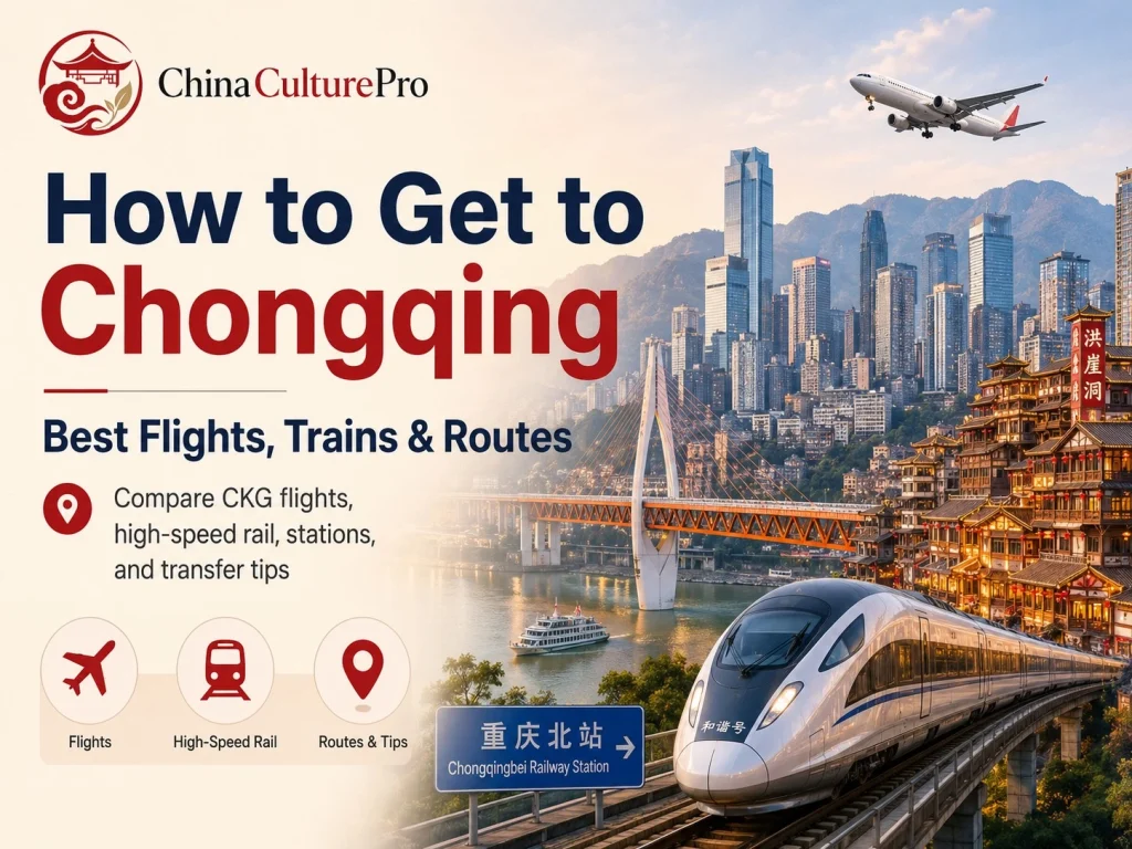 How to Get to Chongqing guide with flights high speed train skyline bridge and railway station