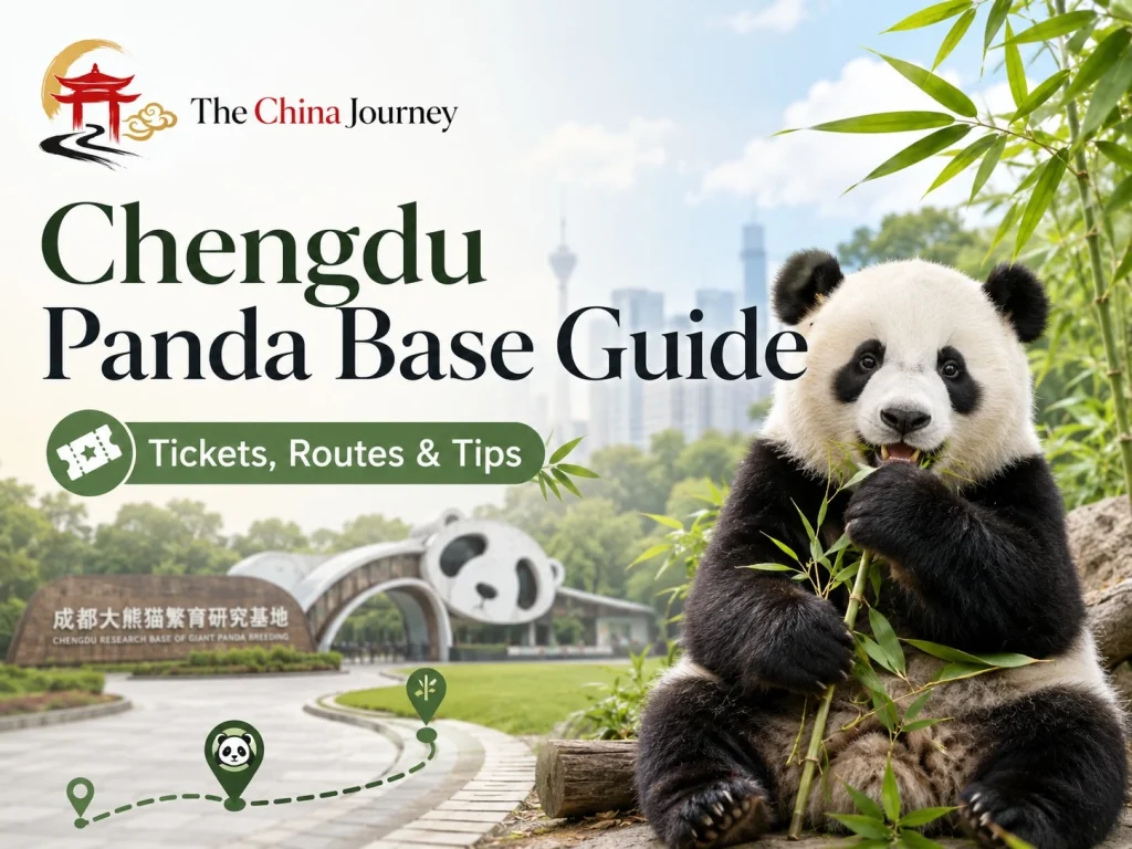 Chengdu Panda Base Guide with giant panda tickets routes bamboo and panda base entrance tips